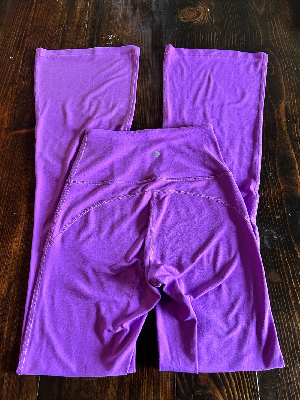 Lululemon Groove Super-High-Rise Flared Pant Nulu Magenta Purple Size 2 Regular